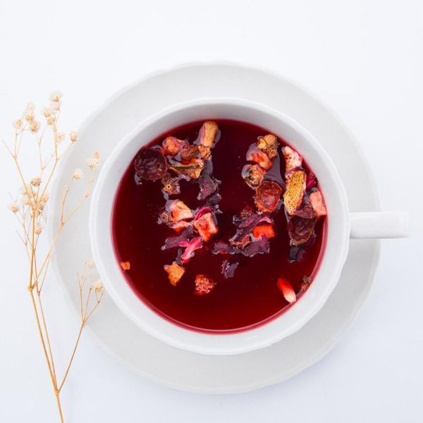 草莓覆盆子水果茶-典藏茶盒(15入茶包)【B&G德國農莊】 水果茶,茶包,果茶,美顏茶,有機茶