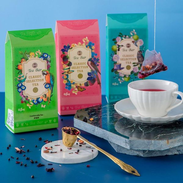 木瓜果香紅葉茶-典藏茶盒(15入茶包)【B&G德國農莊】 舒眠茶,國寶茶,有機,草本茶,茶包