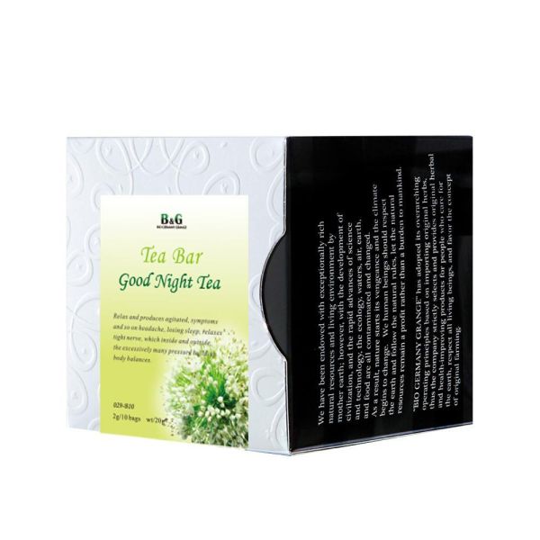 【預購】晚安花茶-茶包盒【B&G德國農莊】 草本茶,茶包,花茶,晚安茶,舒眠茶