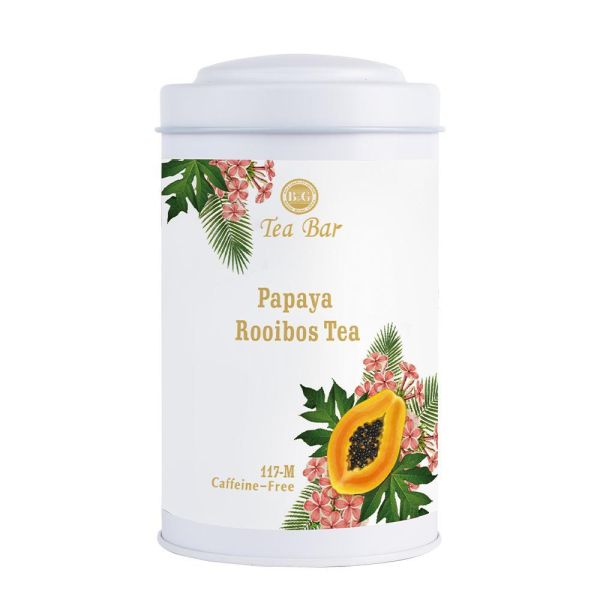 木瓜果香紅葉茶-中瓶(散茶)【B&G德國農莊】 舒眠茶,國寶茶,有機,草本茶,茶包