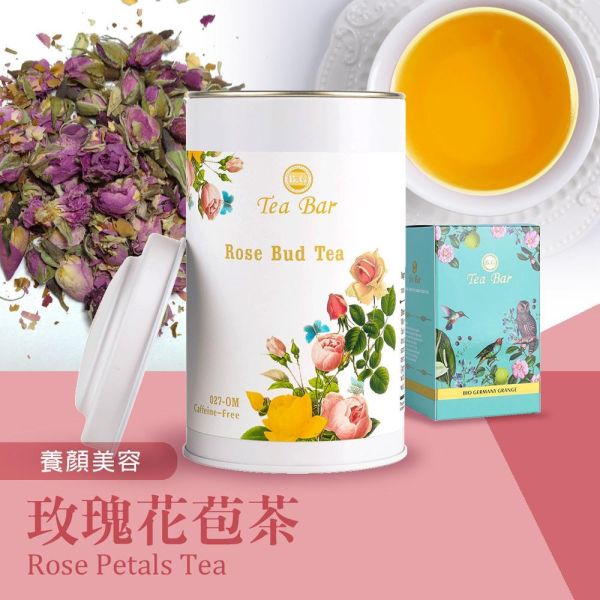 玫瑰花苞茶-中瓶(散茶)【B&G德國農莊】 玫瑰花茶,花茶,美顏茶,有機,德國農莊