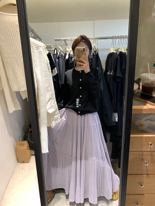 高品質簡約氣質小女人壓褶半身裙-3色 高品質簡約氣質小女人壓褶半身裙-3色