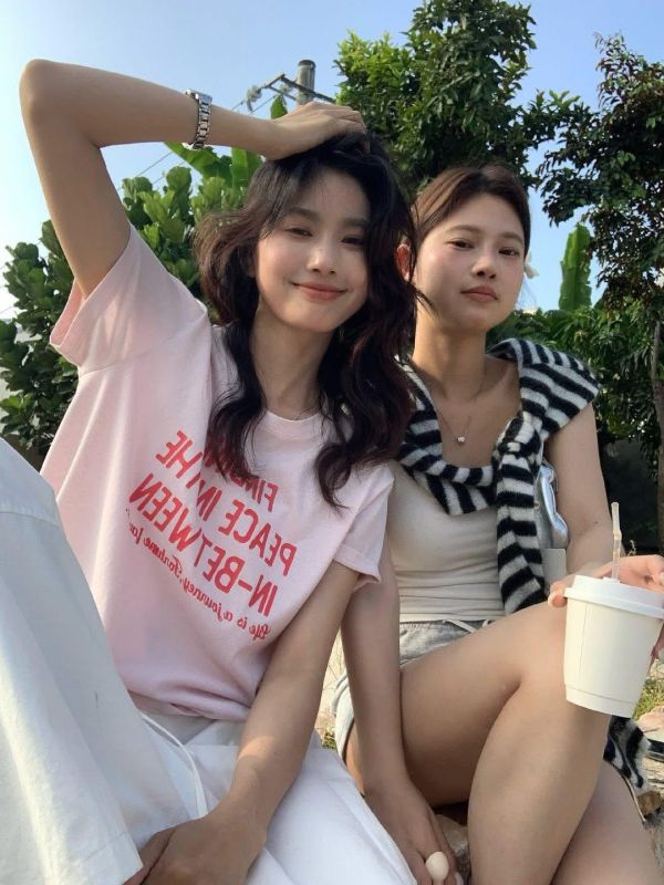 薄款減齡字母棉T-5色 薄款減齡字母棉T-5色