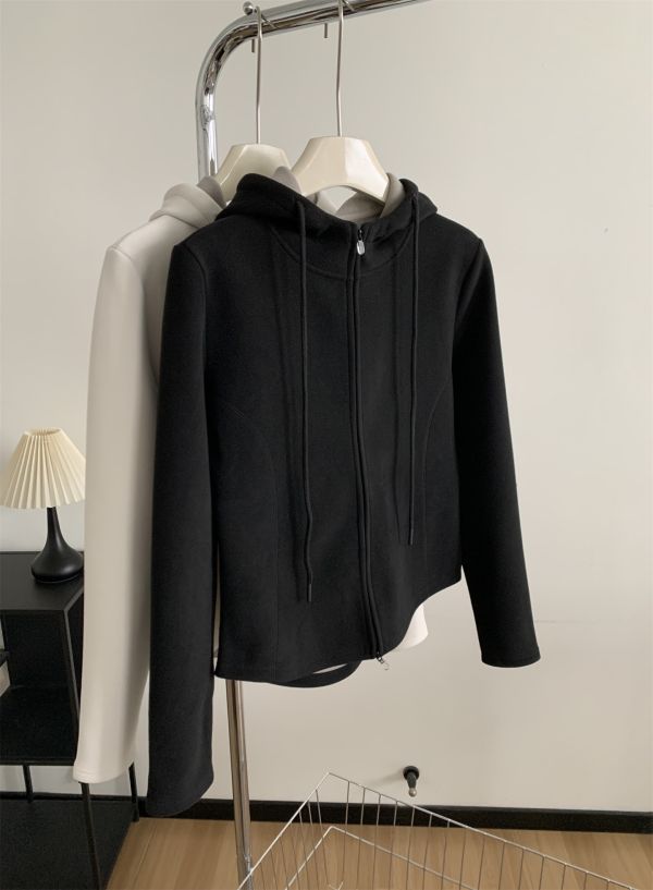 加厚保暖羊毛保暖連帽外套-2色 加厚保暖羊毛保暖連帽外套-2色