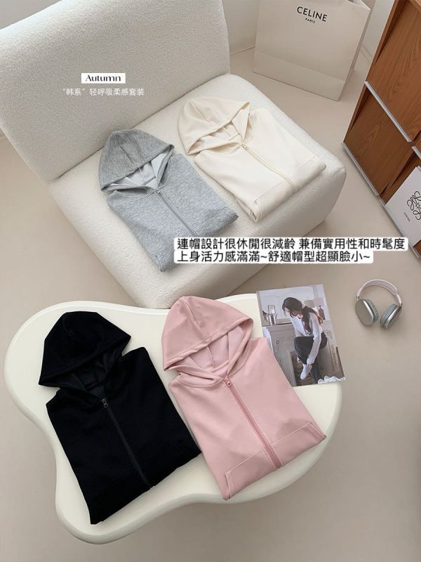 韓系輕呼吸柔感套裝 不軟塌鬆弛感套裝-4色 韓系輕呼吸柔感套裝 不軟塌鬆弛感套裝-4色