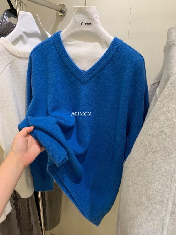 V領北極絨復古寬鬆百搭毛衣-11色 V領北極絨復古寬鬆百搭毛衣-11色