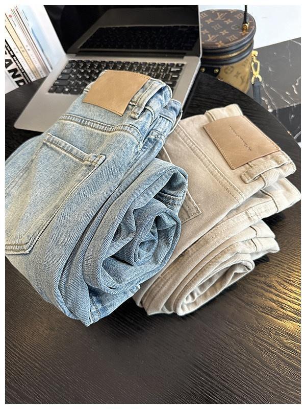 工裝大口袋設計感牛仔直筒神褲-2色 工裝大口袋設計感牛仔直筒神褲-2色