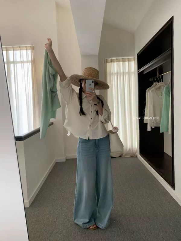 純色*短款*基礎百搭襯衫-11色 純色*短款*基礎百搭襯衫-14色