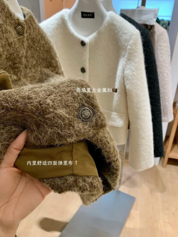 有挺度小香風毛呢外套-4色 有挺度小香風毛呢外套-4色