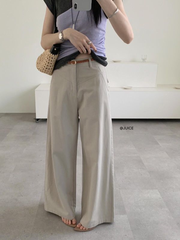 簡約日常百搭休閒褲-3色 簡約日常百搭休閒褲-3色