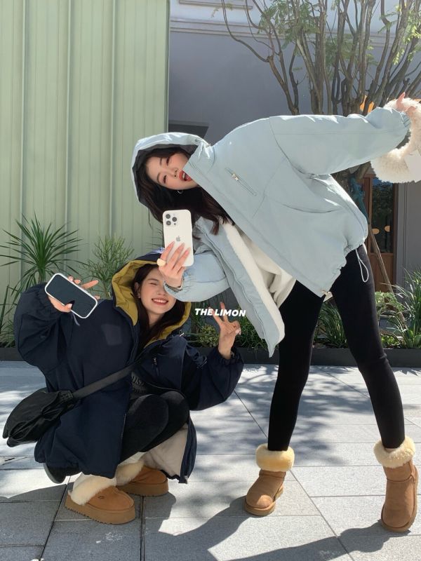 甜酷衝鋒衣 加絨加厚保暖外套-4色 甜酷衝鋒衣 加絨加厚保暖外套-4色