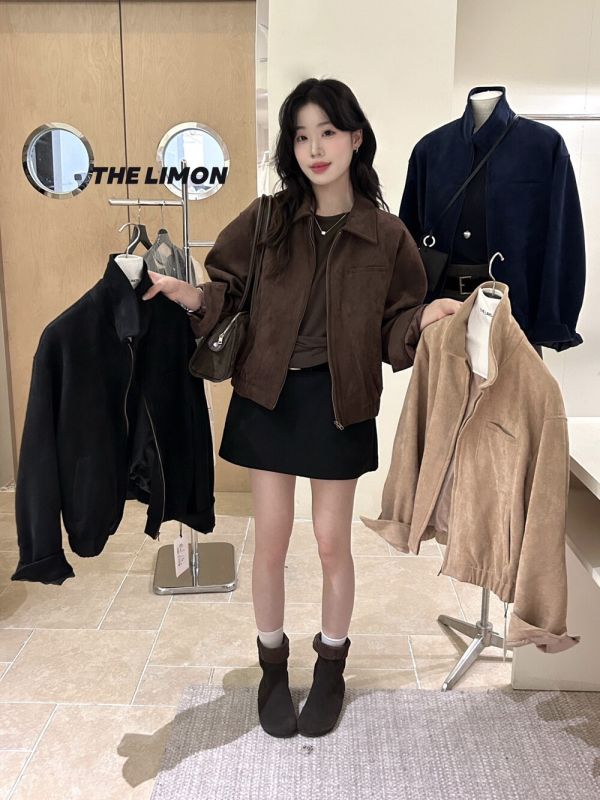 復古寬鬆羊津絨休閒工裝夾克外套-5色 復古寬鬆羊津絨休閒工裝夾克外套-5色