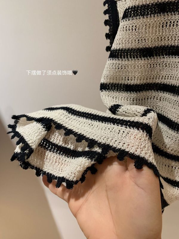 鬆弛感條紋慵懶風氣質背心 鬆弛感條紋慵懶風氣質背心