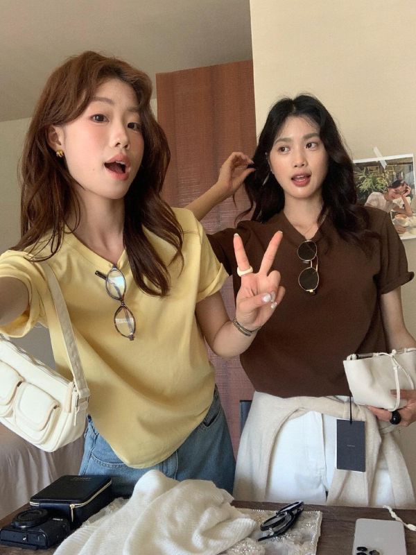 人氣基本款包色必備款～洋氣百搭T-15色 人氣基本款包色必備款～洋氣百搭T-15色