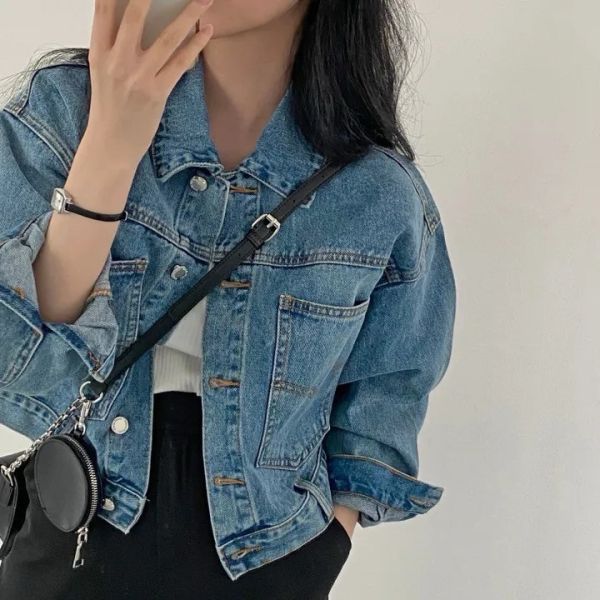 看不膩短款率性百搭牛仔外套 短款率性百搭牛仔外套