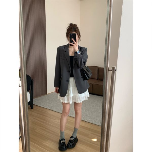 簡約氣質經典百搭西裝外套-2色 簡約氣質經典百搭西裝外套-2色