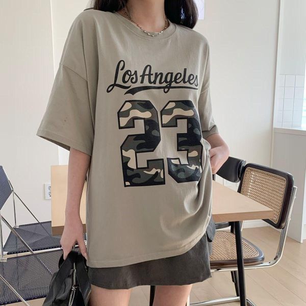 Korea 美式休閒迷彩數字T-3色 Korea 美式休閒迷彩數字T-3色