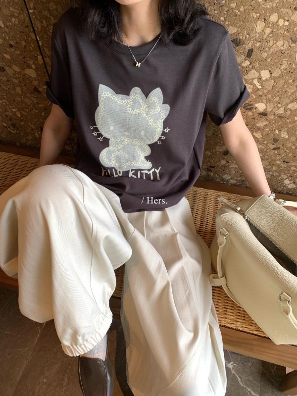 機器貓卡通印花舒適T恤-2色 機器貓卡通印花舒適T恤-2色