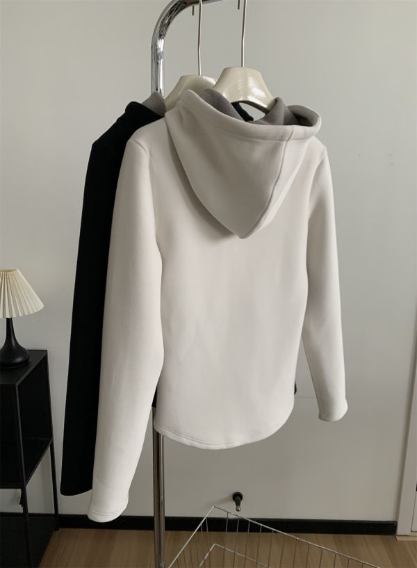 加厚保暖羊毛保暖連帽外套-2色 加厚保暖羊毛保暖連帽外套-2色