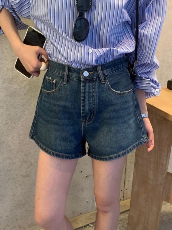 做舊工藝洗水牛仔高腰牛仔褲 做舊工藝洗水牛仔高腰牛仔褲