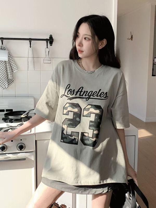 Korea 美式休閒迷彩數字T-3色 Korea 美式休閒迷彩數字T-3色