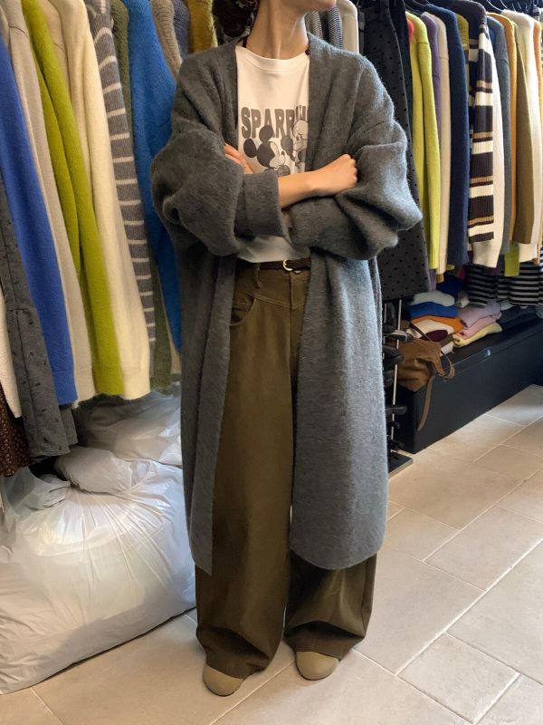 簡約風柔軟百搭寬鬆顯瘦長版針織開衫-4色 簡約風柔軟百搭寬鬆顯瘦長版針織開衫-4色