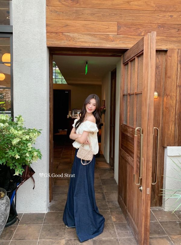 渡假甜美少女感碎花飛飛袖上衣-2色 渡假甜美少女感碎花飛飛袖上衣-2色