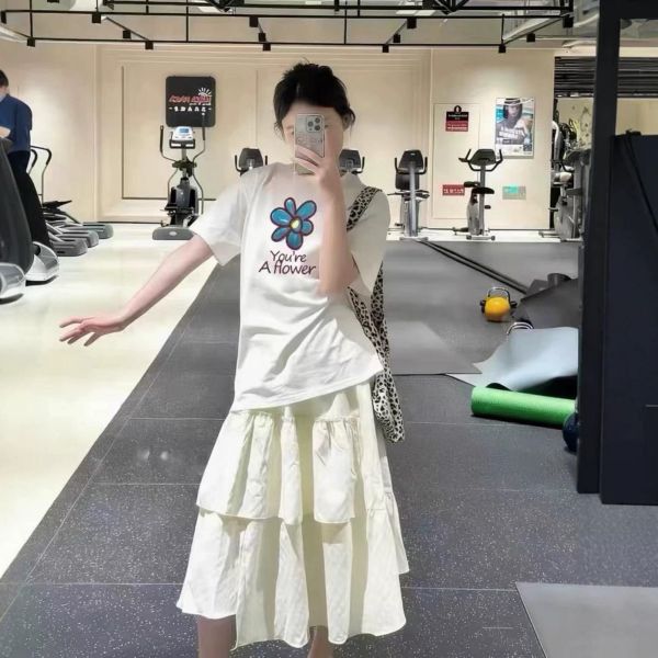 韓系復古花卉寬鬆T恤 韓系復古花卉寬鬆T恤