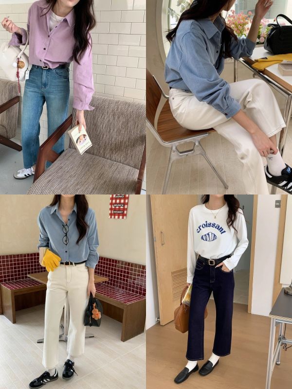 彈力好穿百搭九分直筒顯瘦牛仔褲-3色 百搭九分直筒顯瘦牛仔褲-3色
