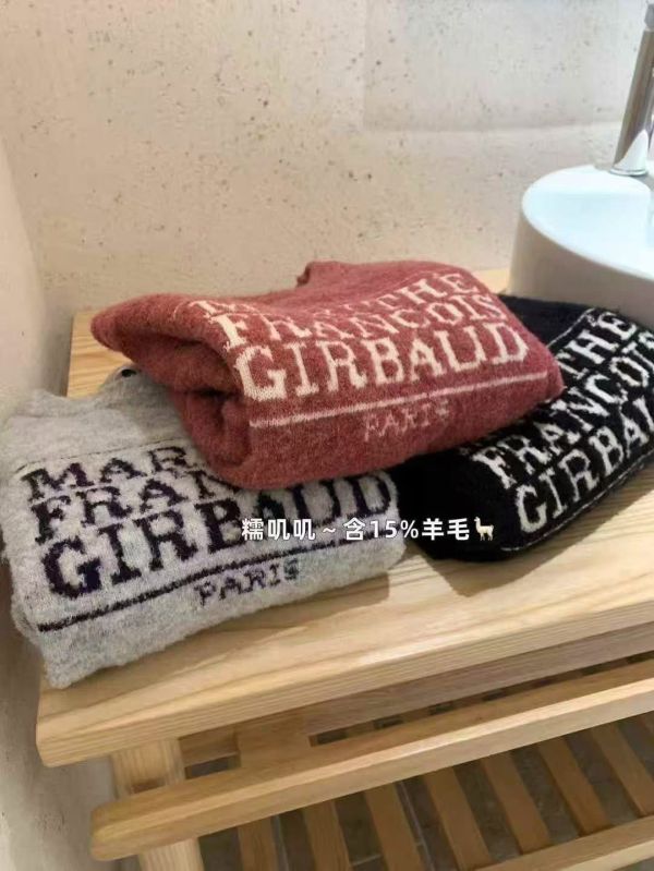 英文字母15%羊毛針織上衣-3色 英文字母15%羊毛針織上衣-3色