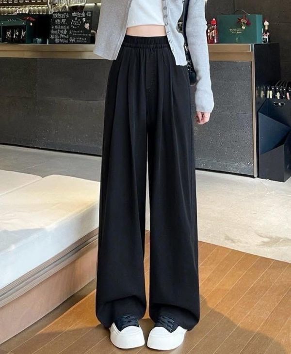 -8度天絲顯瘦抓皺牛仔寬褲 -8度天絲顯瘦抓皺牛仔寬褲