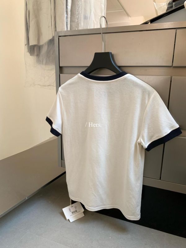 向日葵印花撞色圓領T恤-2色 向日葵印花撞色圓領T恤-2色