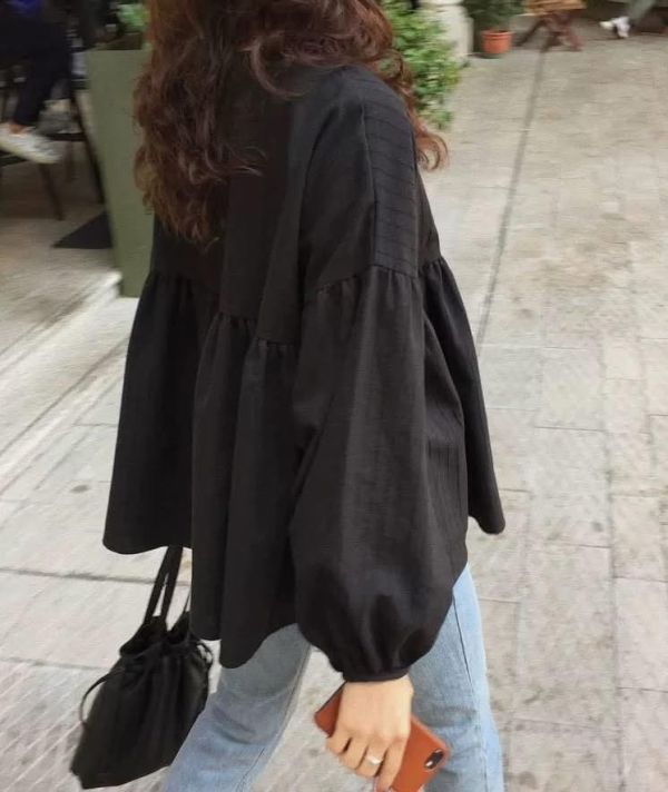 顯瘦澎澎袖娃娃衫 顯瘦澎澎袖娃娃衫