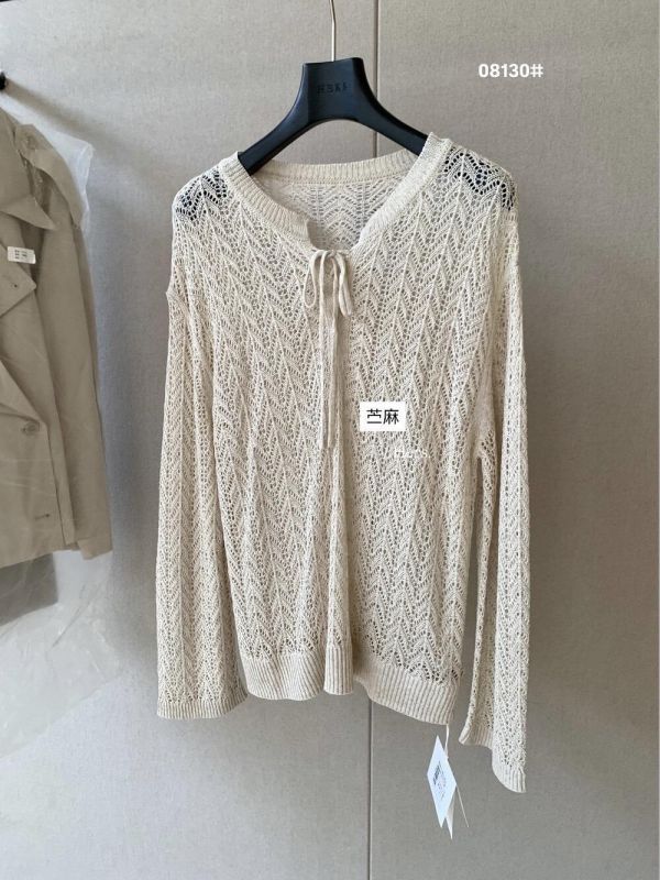 慵懶渡假鏤空綁帶休閒透氣舒適針織上衣 慵懶渡假鏤空綁帶休閒透氣舒適針織上衣