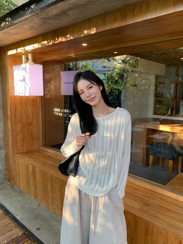 溫柔白月光氣質設計感針織衫-4色 溫柔白月光氣質設計感針織衫-4色