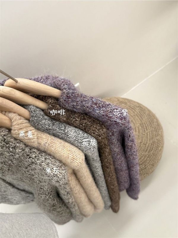 氣質復古百搭韓系氛圍感寬鬆毛衣-4色 氣質復古百搭韓系氛圍感寬鬆毛衣-4色