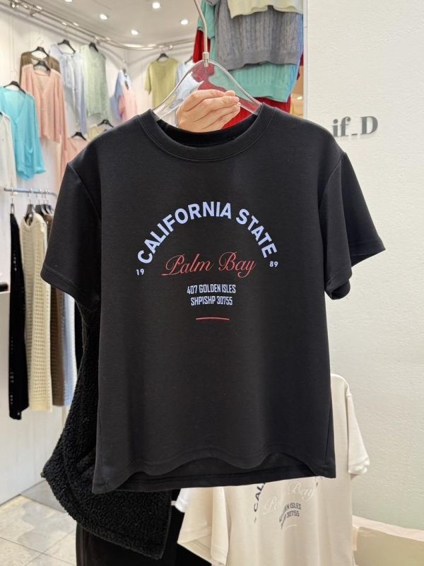 Korea  1989字母休閒T恤-2色 Korea  1989字母休閒T恤-2色