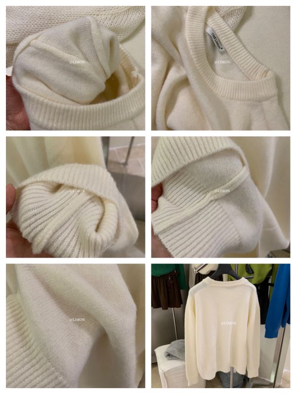 每個顏色都好看 簡約圓領針織上衣-11色 每個顏色都好看 簡約圓領針織上衣-11色