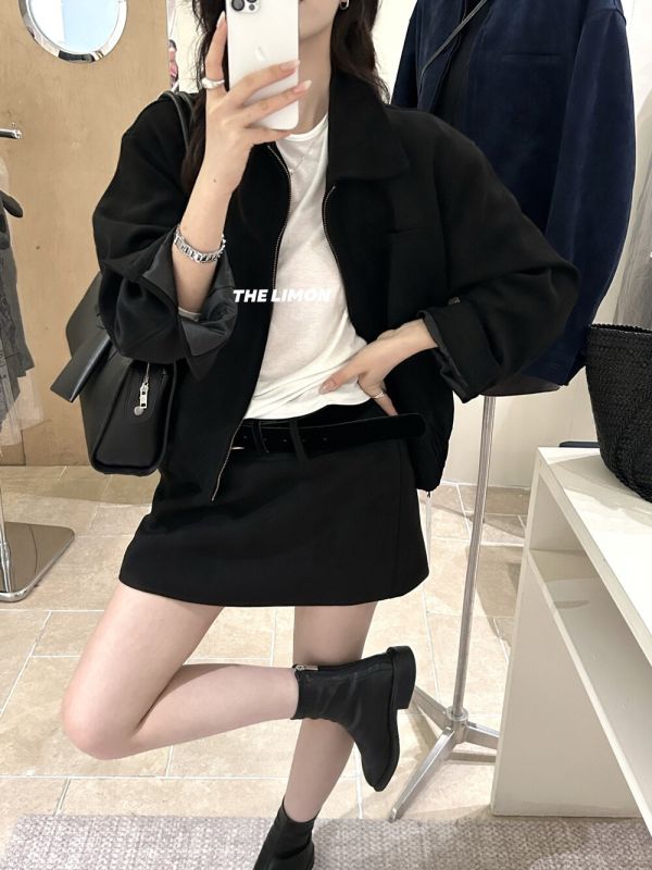 復古寬鬆羊津絨休閒工裝夾克外套-5色 復古寬鬆羊津絨休閒工裝夾克外套-5色