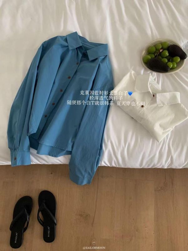 純色*短款*基礎百搭襯衫-11色 純色*短款*基礎百搭襯衫-14色