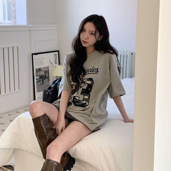 Korea 美式休閒迷彩數字T-3色 Korea 美式休閒迷彩數字T-3色