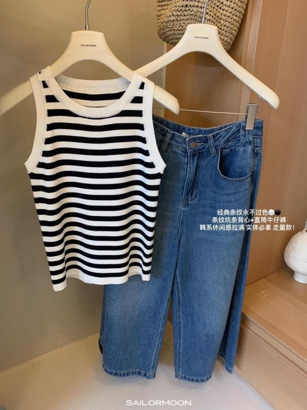 休閒風清新設計感無袖針織背心-6色 休閒風清新設計感無袖針織背心-6色