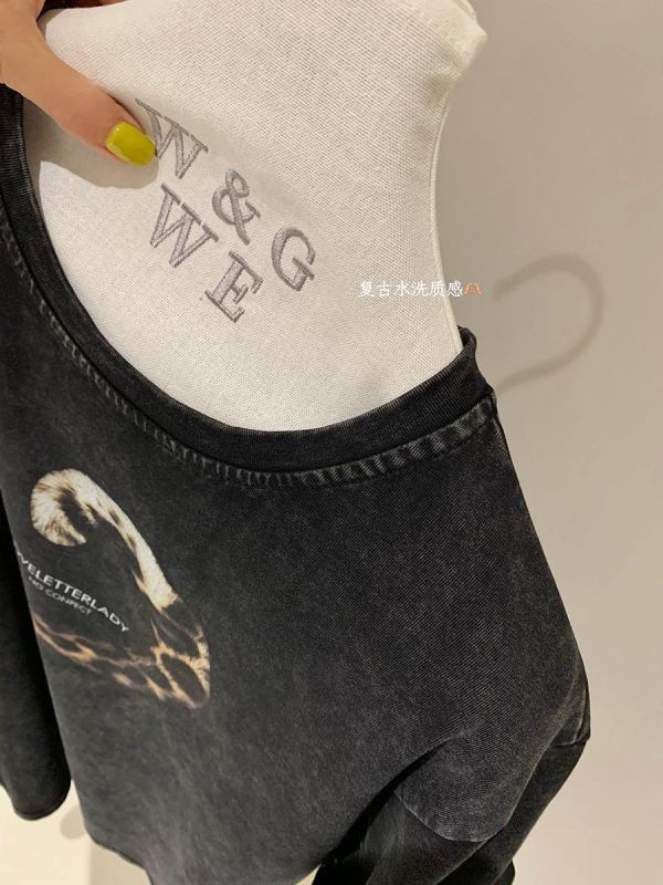豹紋絨尾印花水洗休閒寬鬆個性t 豹紋絨尾印花水洗休閒寬鬆個性t