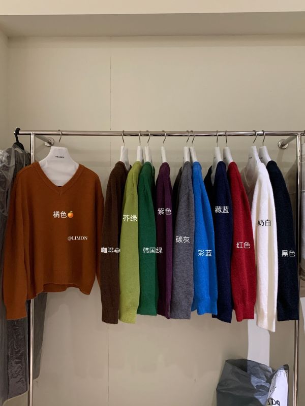 V領北極絨復古寬鬆百搭毛衣-11色 V領北極絨復古寬鬆百搭毛衣-11色