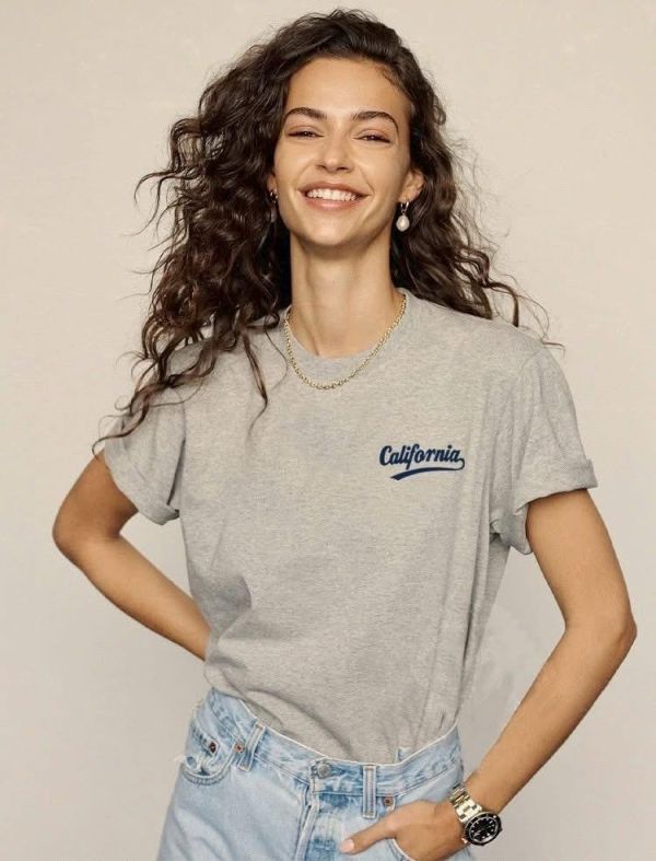 前後英文字母印花T恤-2色 前後英文字母印花T恤-2色