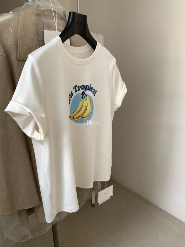 質感印花休閒圓領T恤-3色 質感印花休閒圓領T恤-3色