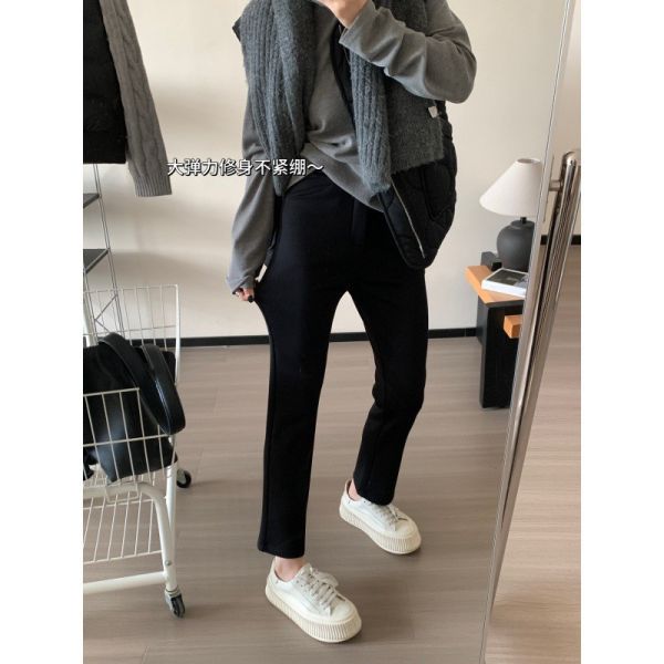 顯瘦魔術加絨彈力打底褲保暖小腳褲 顯瘦魔術加絨彈力打底褲保暖小腳褲