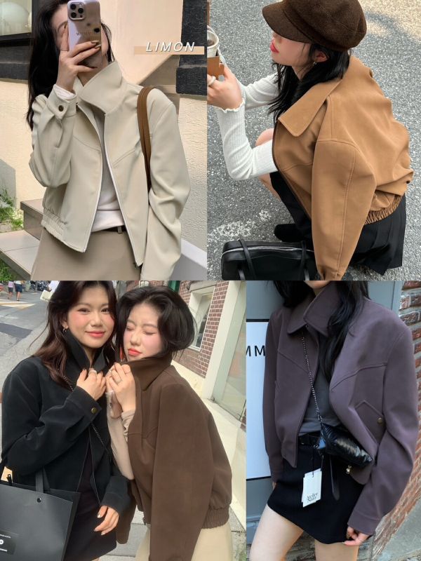 兩色包起～率性甜美百搭夾克外套-5色 兩色包起～率性甜美百搭夾克外套-5色