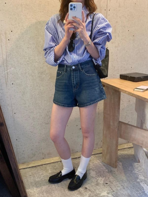 做舊工藝洗水牛仔高腰牛仔褲 做舊工藝洗水牛仔高腰牛仔褲