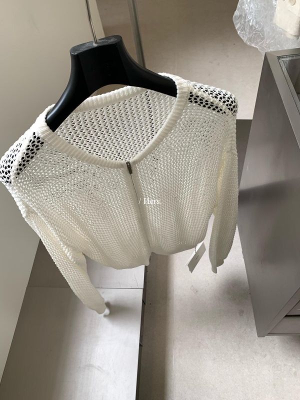 夏日慵懶風鏤空質感拉鍊針織開衫-4色 夏日慵懶風鏤空質感拉鍊針織開衫-4色